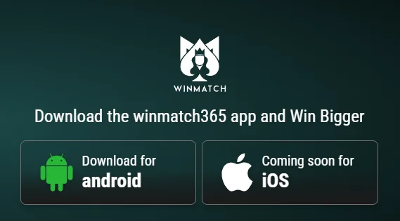 Download Winmatch app and Win Bigger